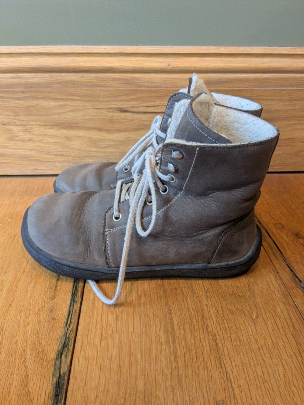Be Lenka Winter 3.0 Boots EU 37 US 6 6.5 Brown Fleece Zero Drop Barefoot Minimal - Picture 2 of 9